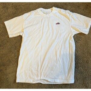 Nike Men's Loose Fit Cotton Air Max90  T-Shirt White Size Small
